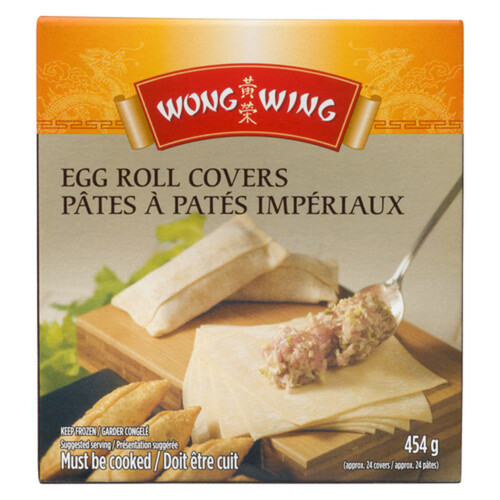 Wong Wing Frozen Egg Roll Covers 454 g