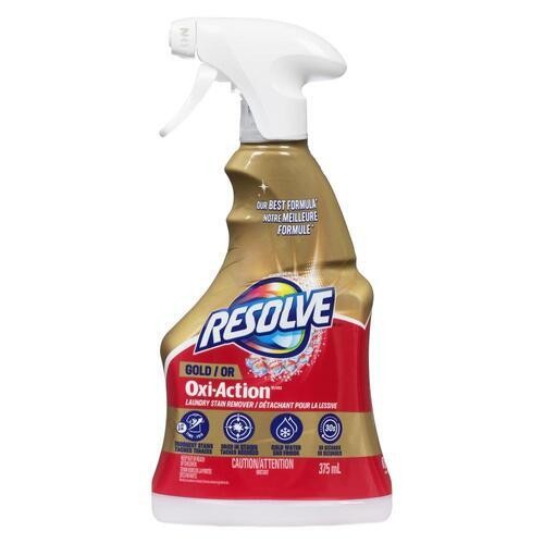 Resolve Oxi-Action Laundry Stain Remover Gold Pre-Treat Trigger 375 ml