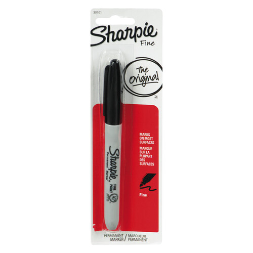 Sharpie Marker Black Fine 1 Count