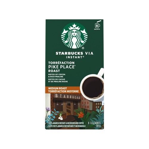 Starbucks Pike Place Roast Instant Coffee Medium Roast 26.4 g