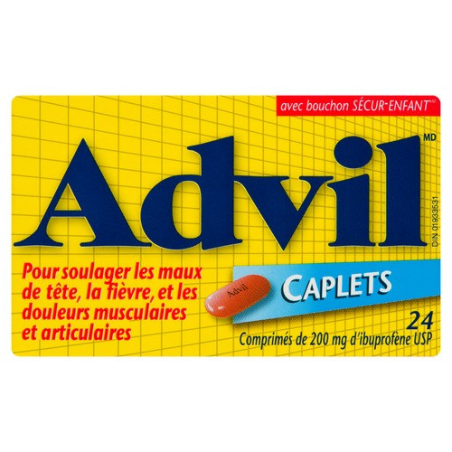 Advil Pain Relief 200 mg Caplets 24 EA