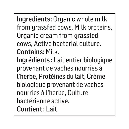 Olympic Organic 4% Greek Yogurt Plain 650 g