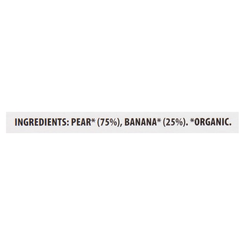 Bioitalia Organic Puree Pear Banana 6 x 120 g