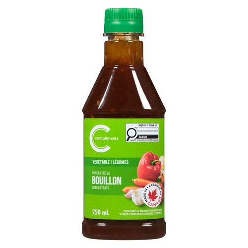 Compliments Concentrate Bouillon Vegetable 250 ml