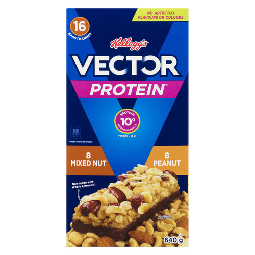 Kellogg's Vector Protein Bars Mixed Nut 640 g