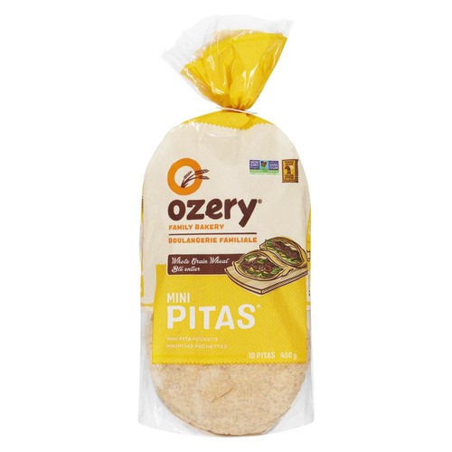 Ozery Bakery Mini Pitas Whole Wheat 450 g