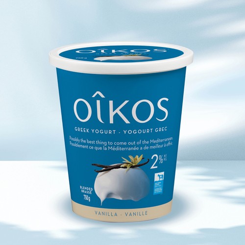 Oikos 2% Greek Yogurt Vanilla 750 g