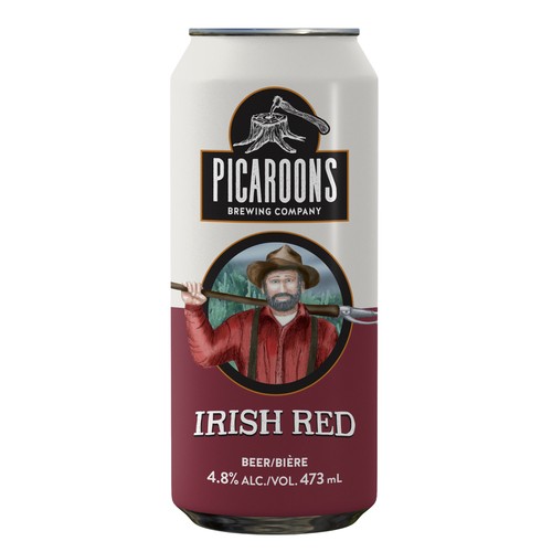 Picaroons 4.8% Alcohol Beer Irish Red 473 ml (can)