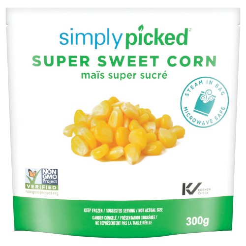 Simply Picked Frozen Corn Super Sweet 300 g