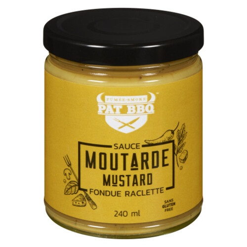 Pat BBQ Gluten -Free Sauce Mustard Fondue 240 ml