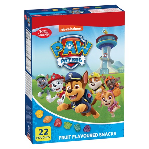 Betty Crocker Gluten-Free Fruit Flavoured Snacks Paw Patrol 22 Pouches 498 g