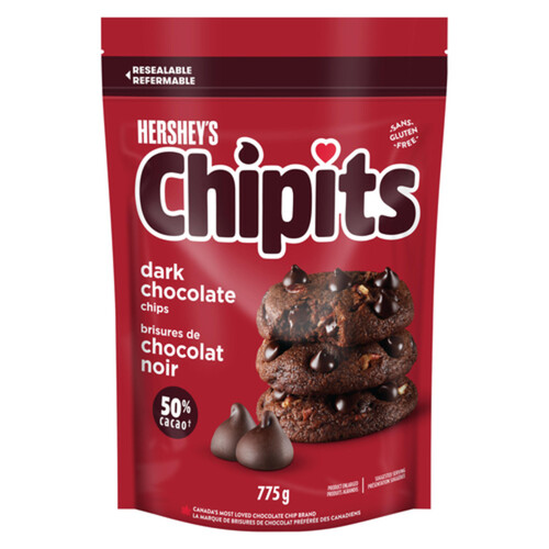 Hershey's Gluten-Free Chipits Dark Chocolate Chips 775 g