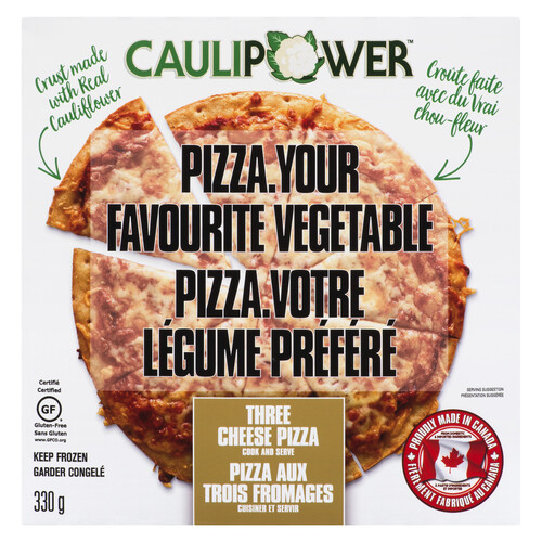 Caulipower Frozen Three Cheese Pizza 329 g