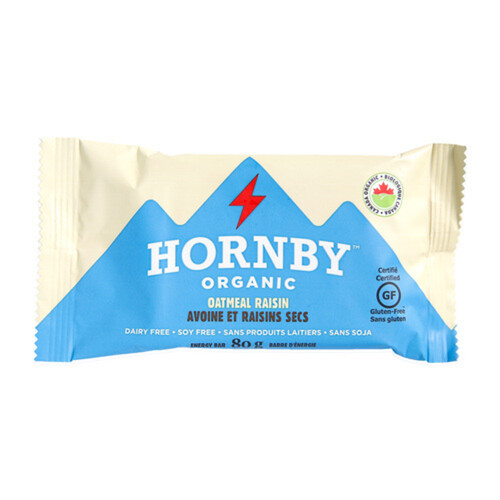 Hornby Organic Energy Bar Oatmeal Raisin 80 g