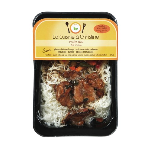 La Cuisine à Christine Frozen Thai Chicken Gluten-Free Entree 325 g