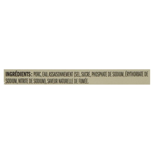 F. Ménard 25% Less Salt Bacon Sliced 375 g