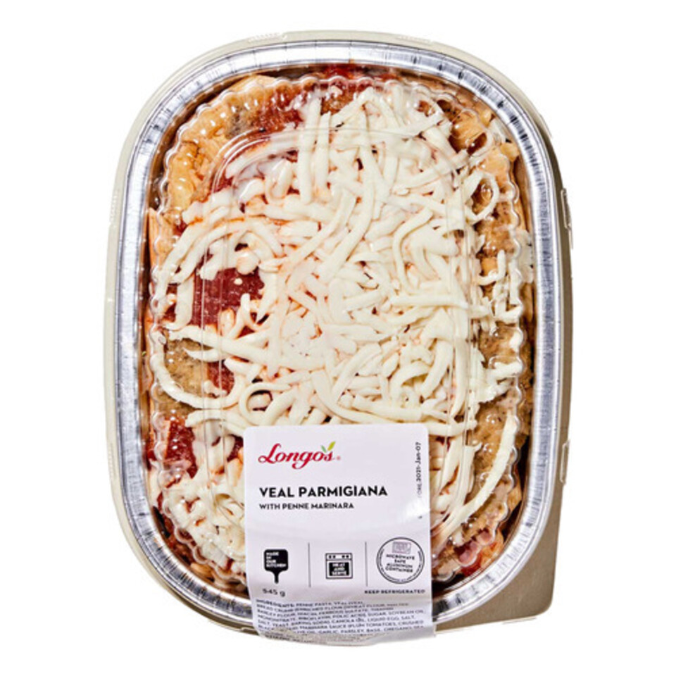 Longo's Veal Parmigiana With Penne Marinara 545 g Voilà Online