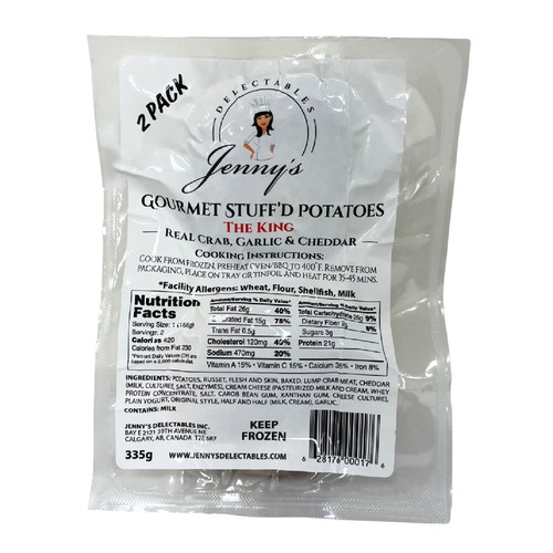 Jenny's Delectables Frozen Gourmet King Stuffed Potato 2 EA
