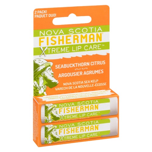 Nova Scotia Fisherman Seabuckthorn Double Pack Lip Balm