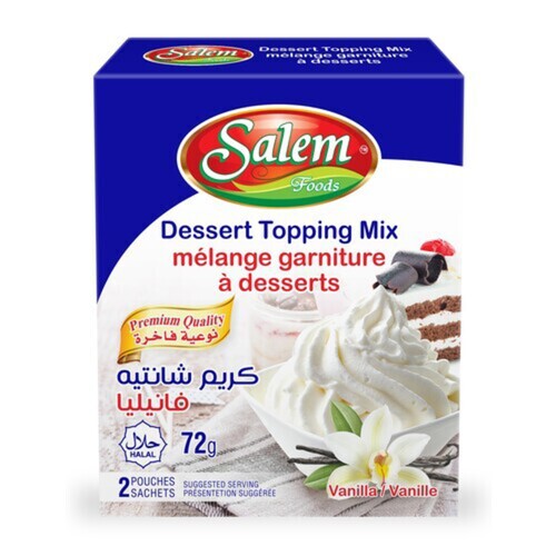 Salem Foods Halal Vanilla Topping Mix 72 g