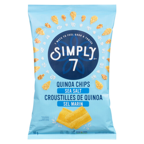 Simply 7 Gluten-Free Quinoa Chips Sea Salt 99 g