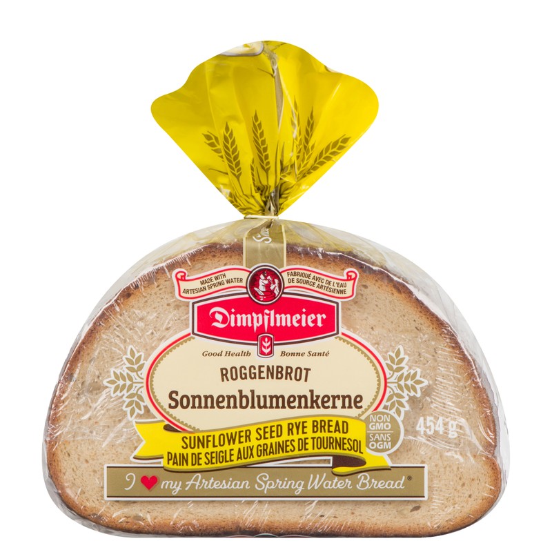 Dimpflmeier Bread Sunflower Rye 454 g - Voilà Online Groceries & Offers