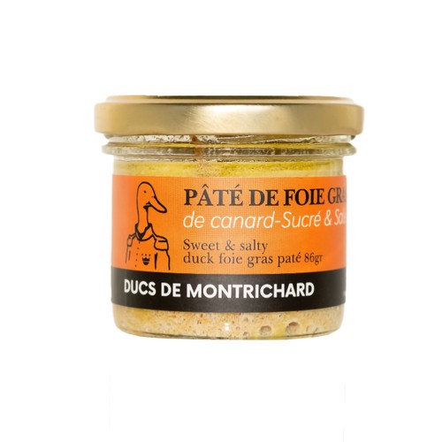 Ducs De Montrichard Duck Foie Gras Pate Sweet Salted 86 g