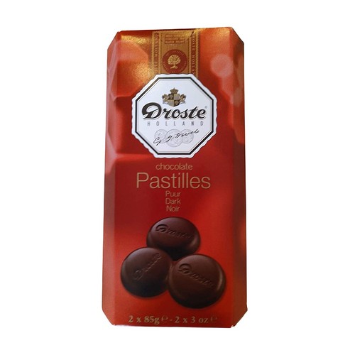 Droste Dark Chocolate Pastilles 2 x 85 g