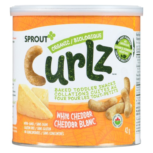 Curlz Organic Baby Food White Cheddar 42 g