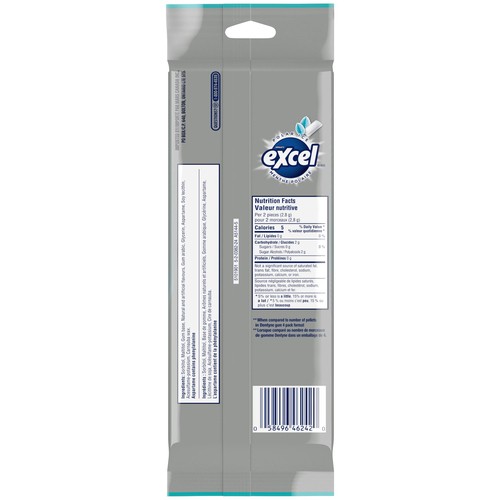 Excel Sugar Free Chewing Gum Polar Ice Flavoured Pack of 18 Piece 3 EA