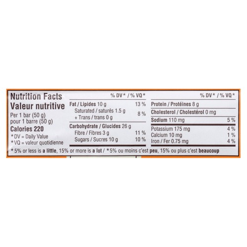 Bob's Red Mill Gluten-Free Bar Oats Peanut Butter & Honey 50 g
