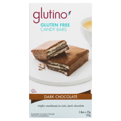 Glutino Gluten-Free Candy Bar Dark Chocolate 125 g