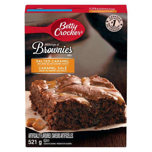 Betty Crocker Brownies Mix Salted Caramel 521 g