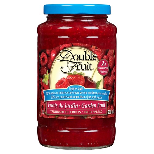 Double Fruit Jam Light Garden Fruit 500 ml