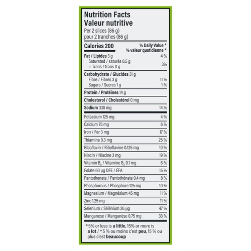 Dempster's Protein Whole Grain Bread 600 g