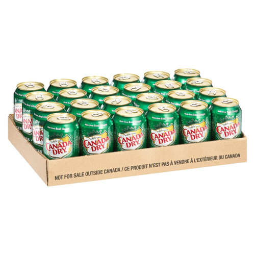 Canada Dry Soft Drink Ginger Ale 24 x 355 ml (cans) 