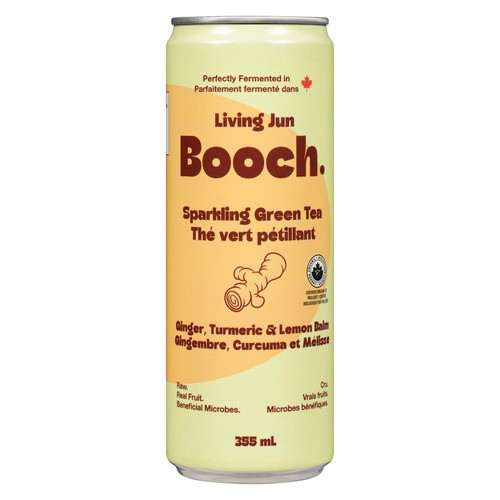 Booch Sparkling Green Tea Ginger Turmeric & Lemon Balm 355 ml (can)