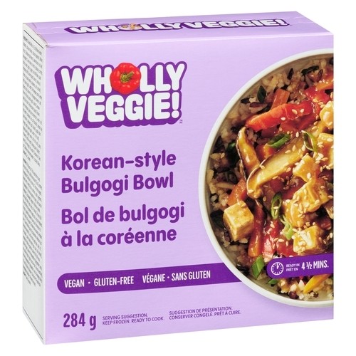 Wholly Veggie! Vegan Frozen Bulgogi Bowl Korean-Style 284 g