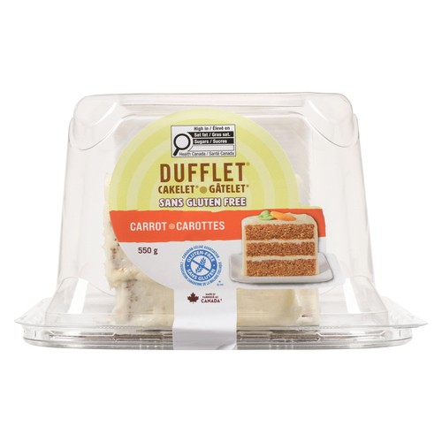 Dufflet Gluten-Free Cakelet Carrot 550 g (frozen)