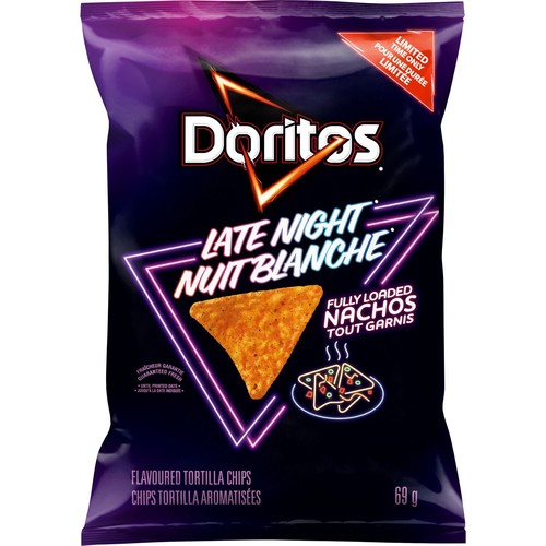 Doritos Late Night Fully Tortilla Chips Loaded Nachos Flavoured 69 g