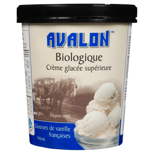 Avalon Organics French Vanilla Bean Ice Cream 946 ml