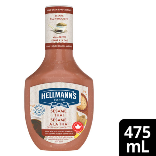 Hellmann'S Vinaigette Sesame Thai Salad Dressing For Salads gain Bowls 475 ml
