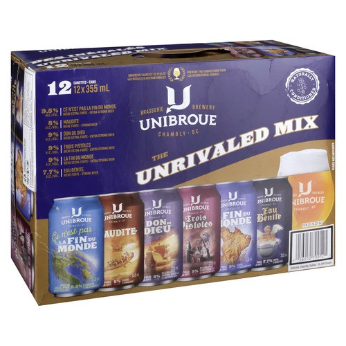 Unibroque Beer The Unrivaled Mix 12 x 355 ml (cans)