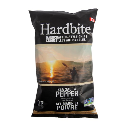 Hardbite Gluten-Free Potato Chips Sea Salt & Pepper 150 g