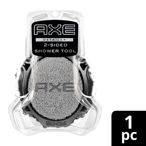 Axe Detailer Shower Tool 2-Sided Body Exfoliator For Men