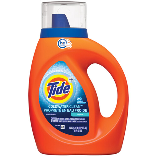 Tide High Efficiency Liquid Laundry Detergent Cold Water Fresh 29 Loads 1.24 L