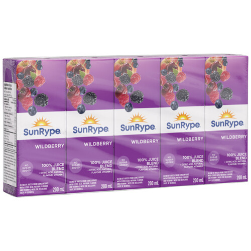 SunRype Juice Wildberry Boxes 5 x 200 ml