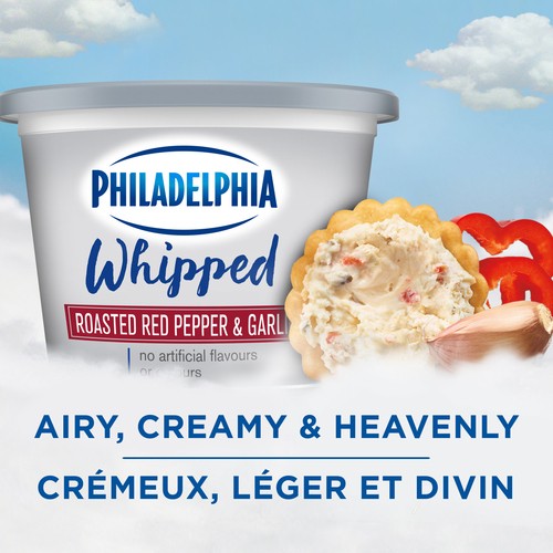 Philadelphia Whipped Cream Cheese Product Roasted Red Pepper & Garlic 227 g