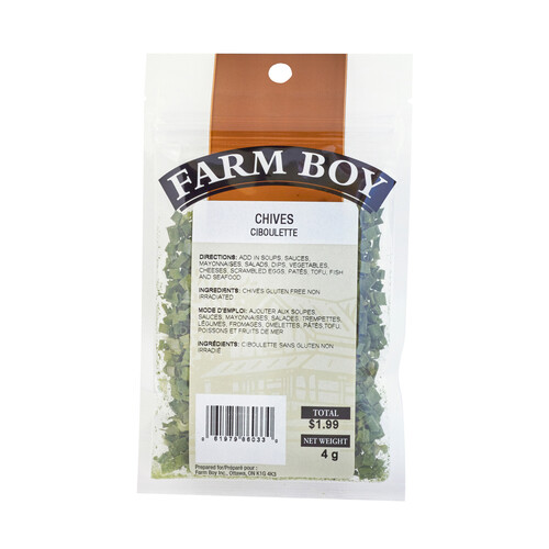 Farm Boy Chives  4 g