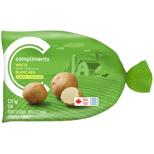 Compliments White Boiling Potatoes 2.27 kg